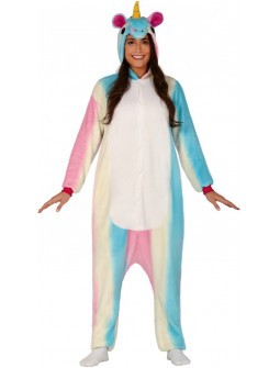 Disfraz de Unicornio Pijama Arcoíris para Adulto