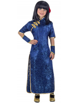 Disfraz de China Azul Infantil