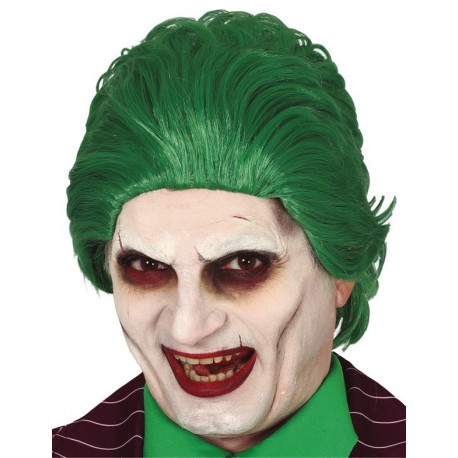 Peluca de Joker Verde para Adulto