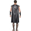 Disfraz de Gladiador Oscuro con Capa para Hombre