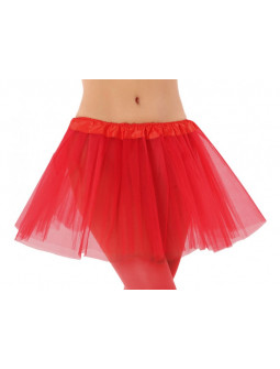 Falda de Tutú Rojo de para Mujer