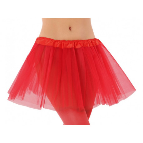 Falda de Tutú Rojo de para Mujer
