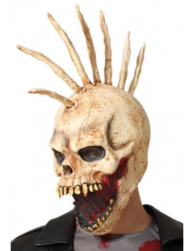 Máscara de Esqueleto Punk con Cresta...