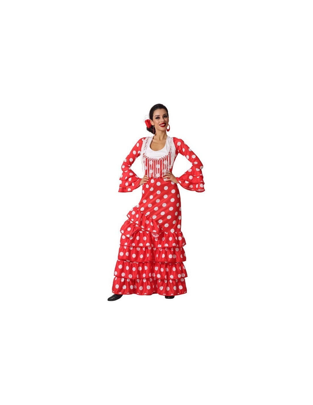 Muchos actualizar Suavemente Disfraz de Flamenca Rojo para Mujer | Comprar Online