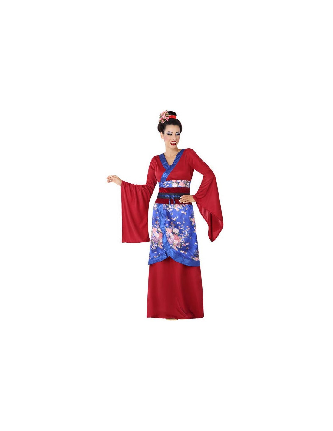 Comprar Disfraz de Geisha Azul - Disfraces Orientales Para Mujer
