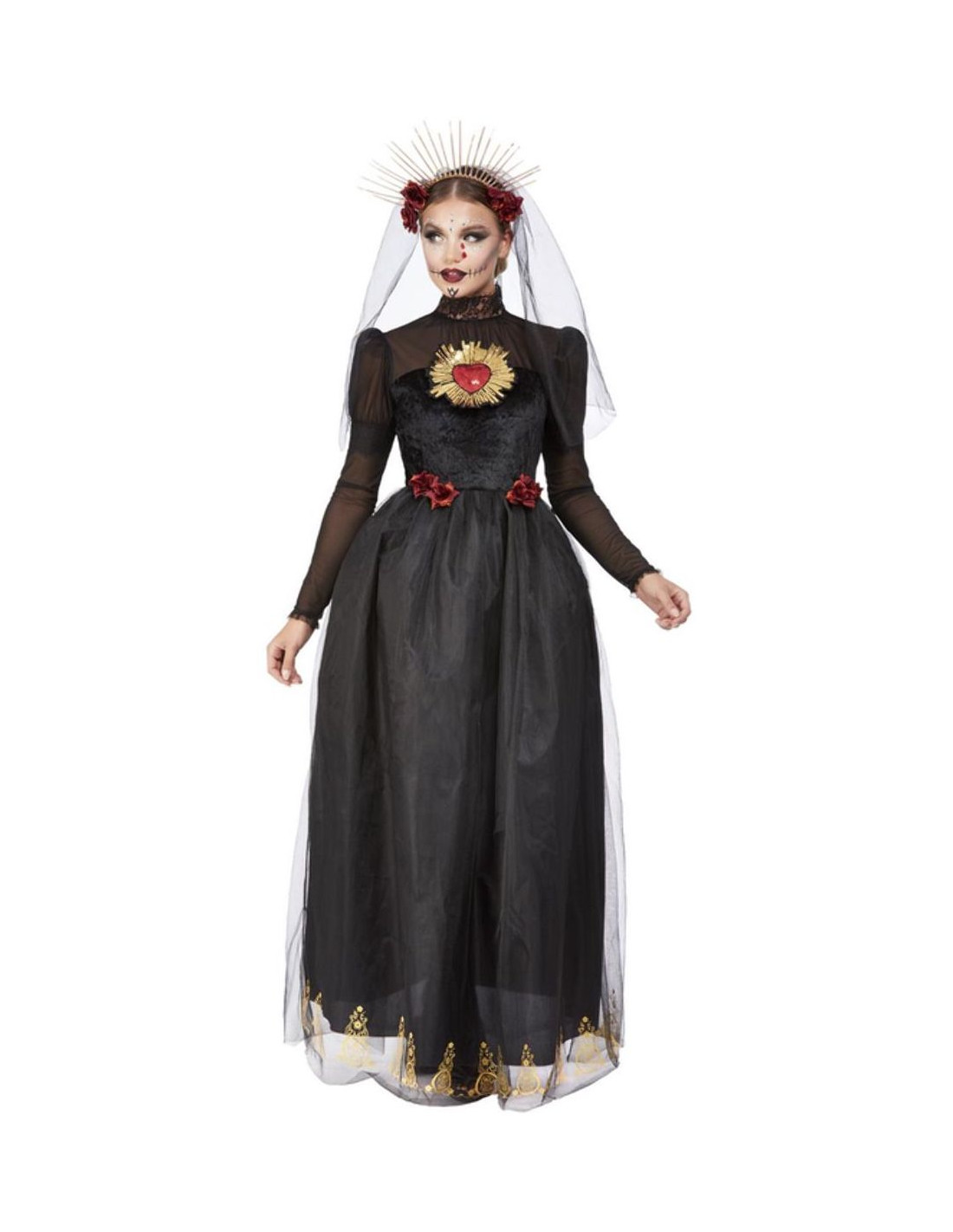 Disfraz de Catrina Sagrado Corazón para Mujer | Comprar Online