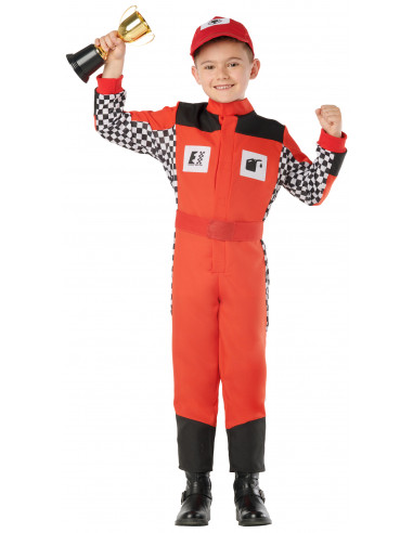 Disfraz de Piloto Fórmula Uno Infantil