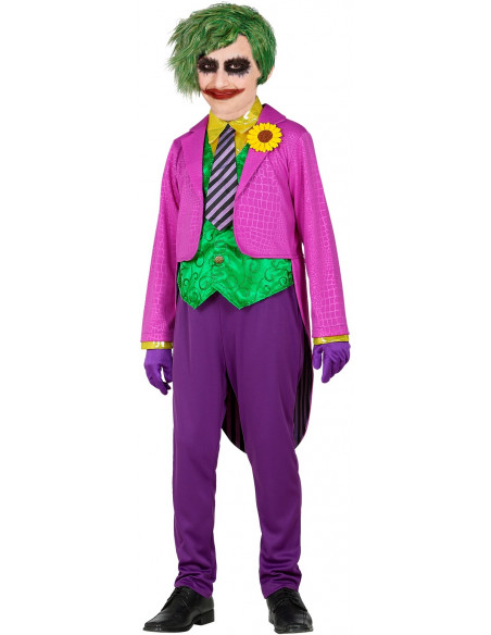  Disfraz de Joker Loco para Niño