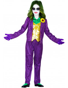 Inocente visto ropa Empresa Disfraz de Joker Loco para Niño | Comprar Online