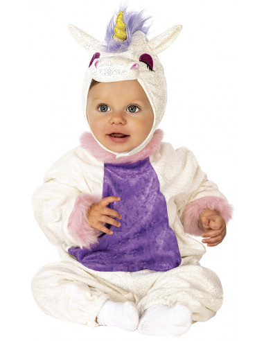 Disfraz de Unicornio Purpurina para Bebé