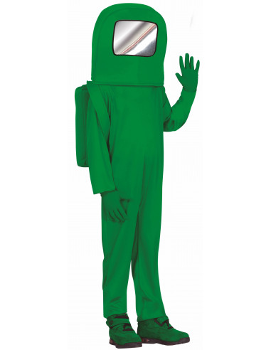 Disfraz de Among Us Impostor Verde...