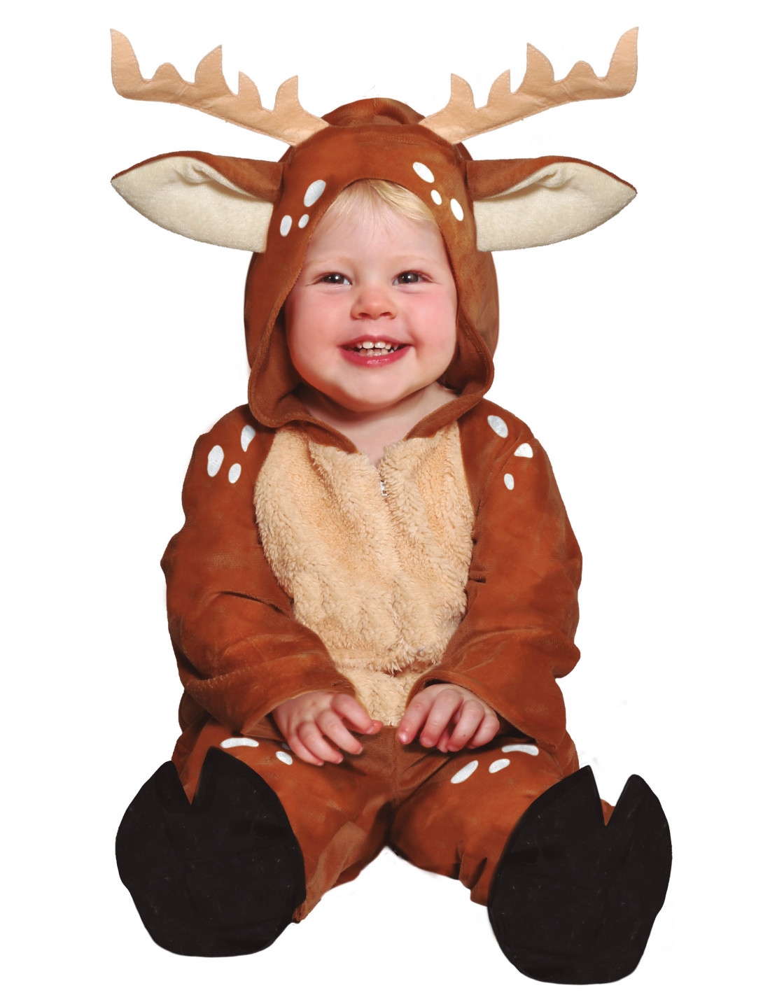Disfraz de Reno Navideño Peluche Bebé | Comprar Online