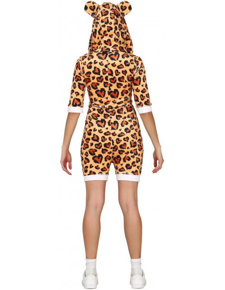 Centro comercial escaldadura Grafico Disfraz de Leopardo Mono Corto para Mujer | Comprar Online