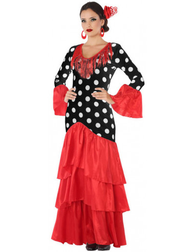 Disfraz de Flamenca Negro con...