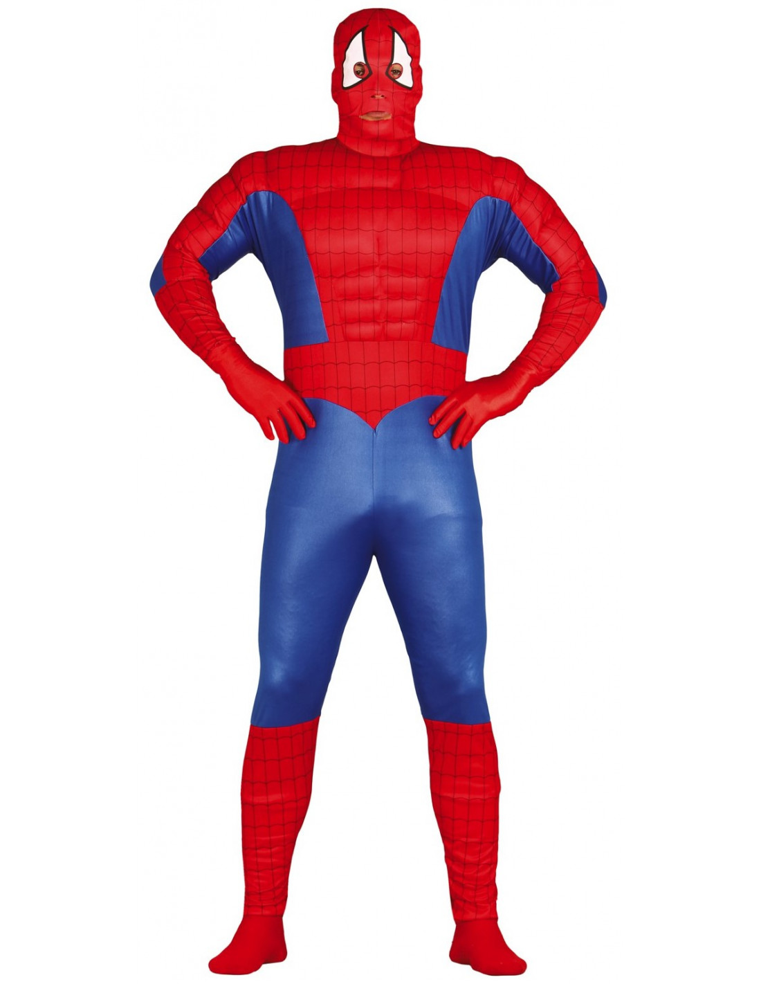 maestría Reposición Bombero Disfraz de Spiderman Musculoso para Hombre | Comprar Online