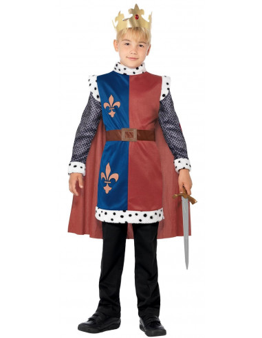 Disfraz de Rey Arturo Medieval para Niño