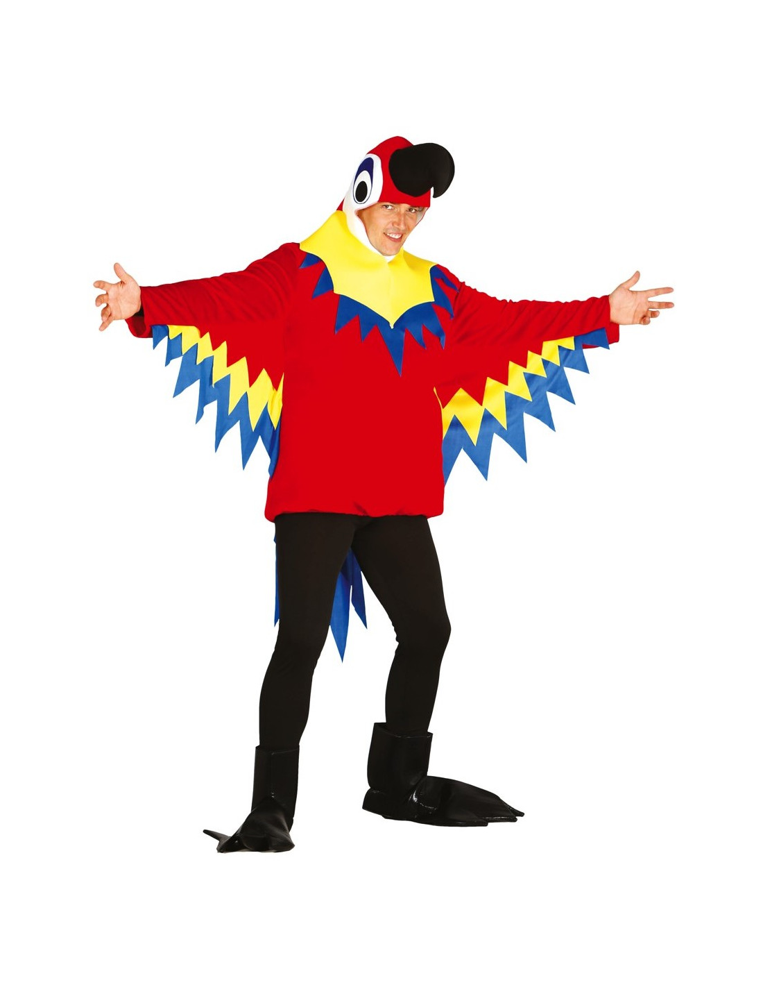 Artesano Implacable Oeste Disfraz de Loro Multicolor para Adulto | Comprar Online