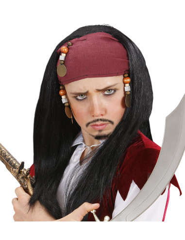 Peluca de Pirata Infantil con Pañuelo