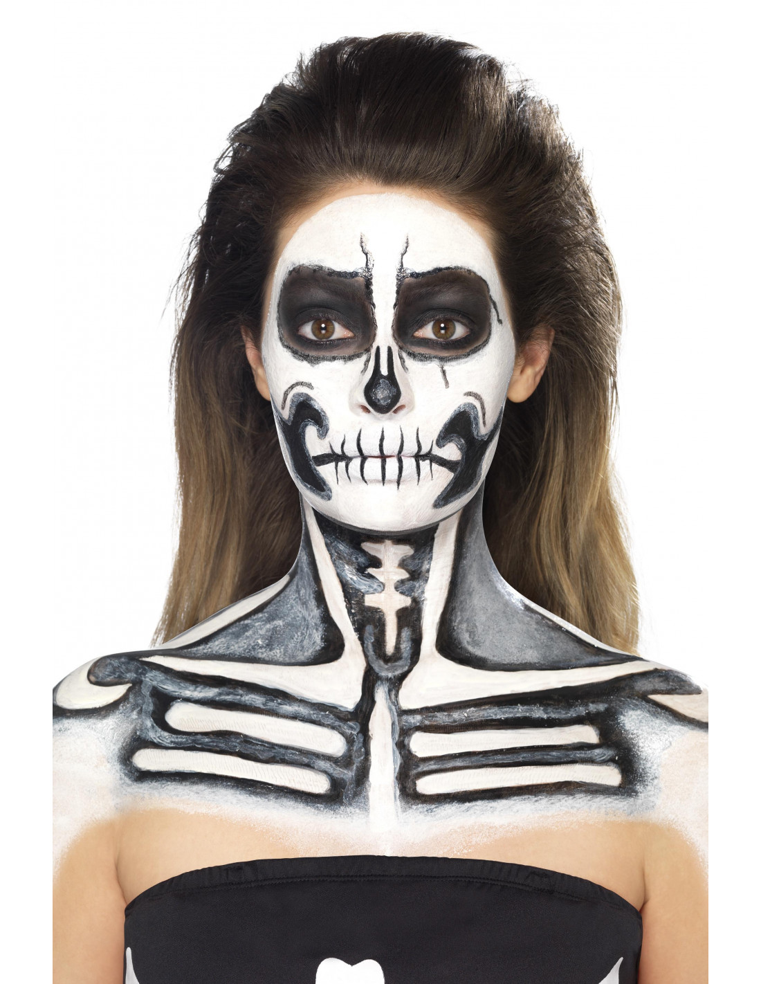 Kit de Maquillaje de Esqueleto con Látex Líquido | Comprar Online