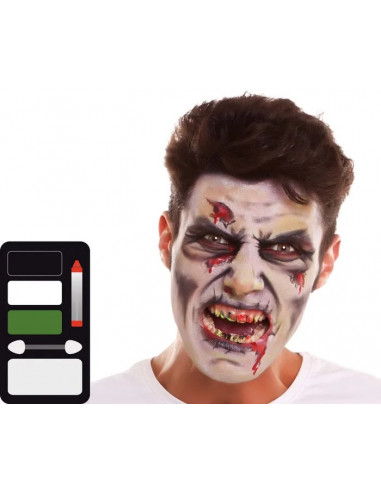 Kit de Maquillaje de Zombie para Adulto