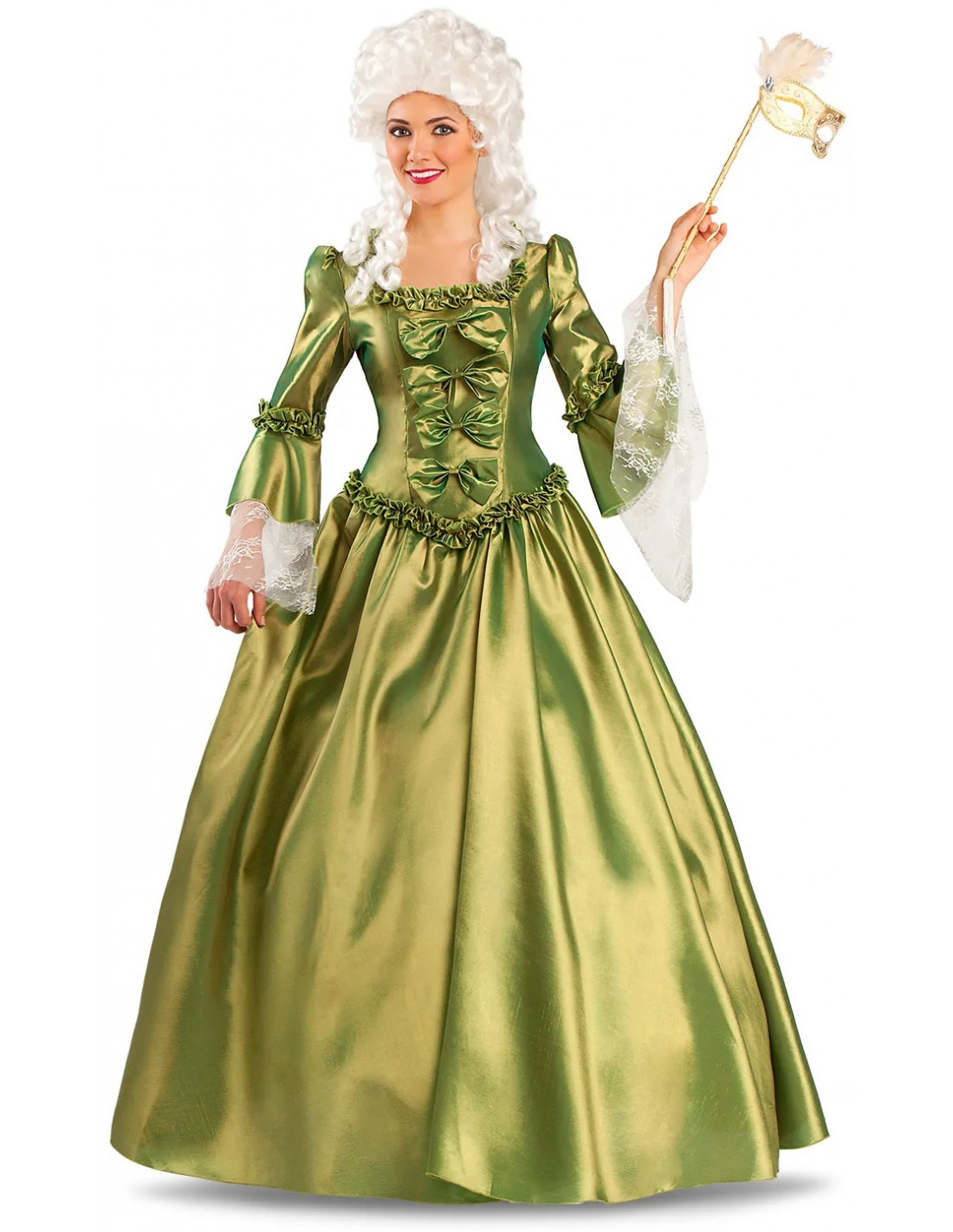 Disfraz de Baronesa Colonial Verde para Mujer | Comprar Online