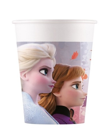 Pack de 8 Vasos de Elsa y Anna de...