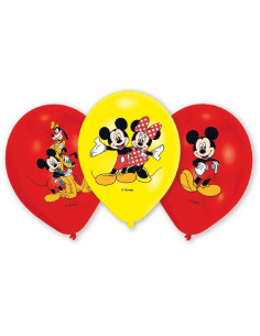 Pack de 6 Globos de Mickey...