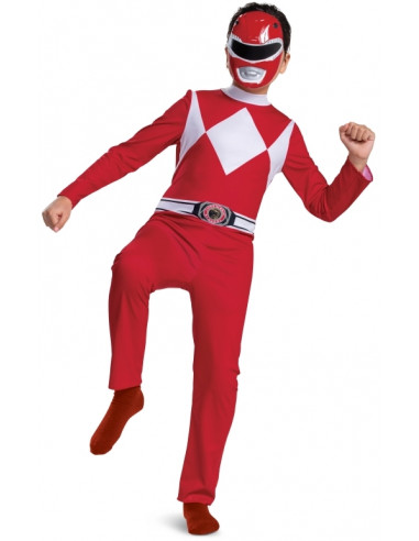 Disfraz de Power Ranger Rojo Infantil