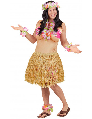 Disfraz de Hawaiana Gordita para Hombre