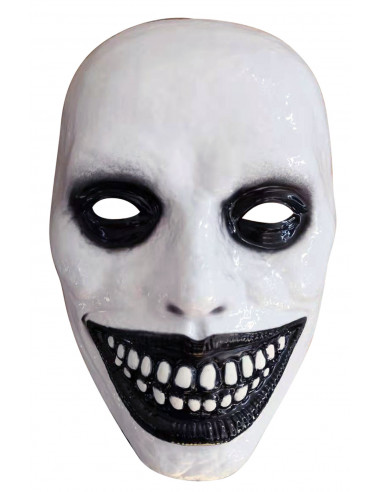Máscara de Demonio Blanco Sonriente