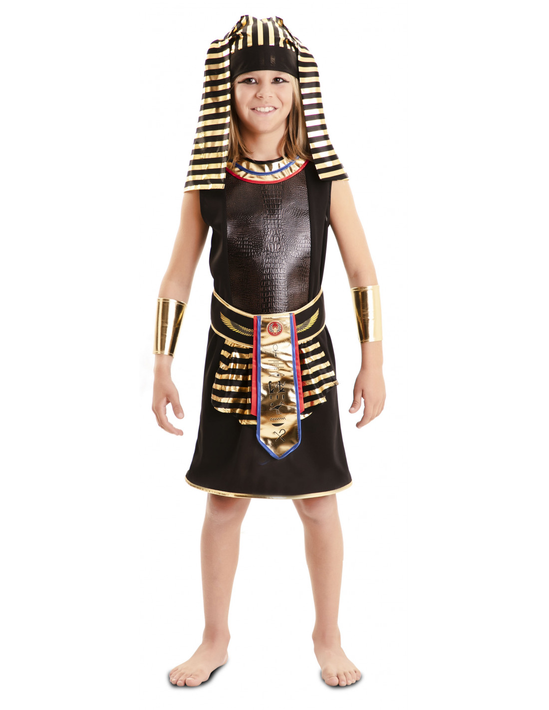 congelador usuario Lluvioso Disfraz de Faraón Egipcio Negro para Niño | Comprar Online