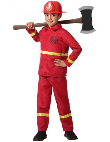 Disfraz de Bombero Rojo para Niño
