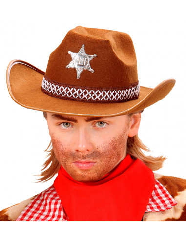 Sombrero Infantil marron Sheriff