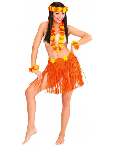 Kit Hawaiano Amarillo y Naranja