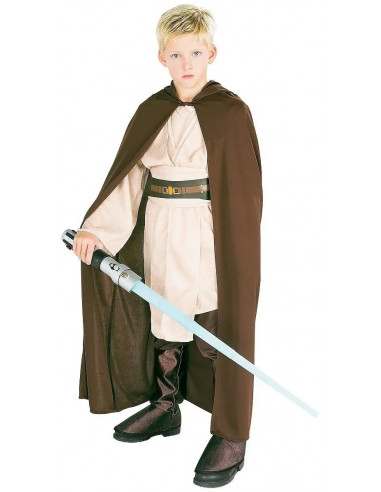 Capa de Jedi Marrón con Capucha Infantil
