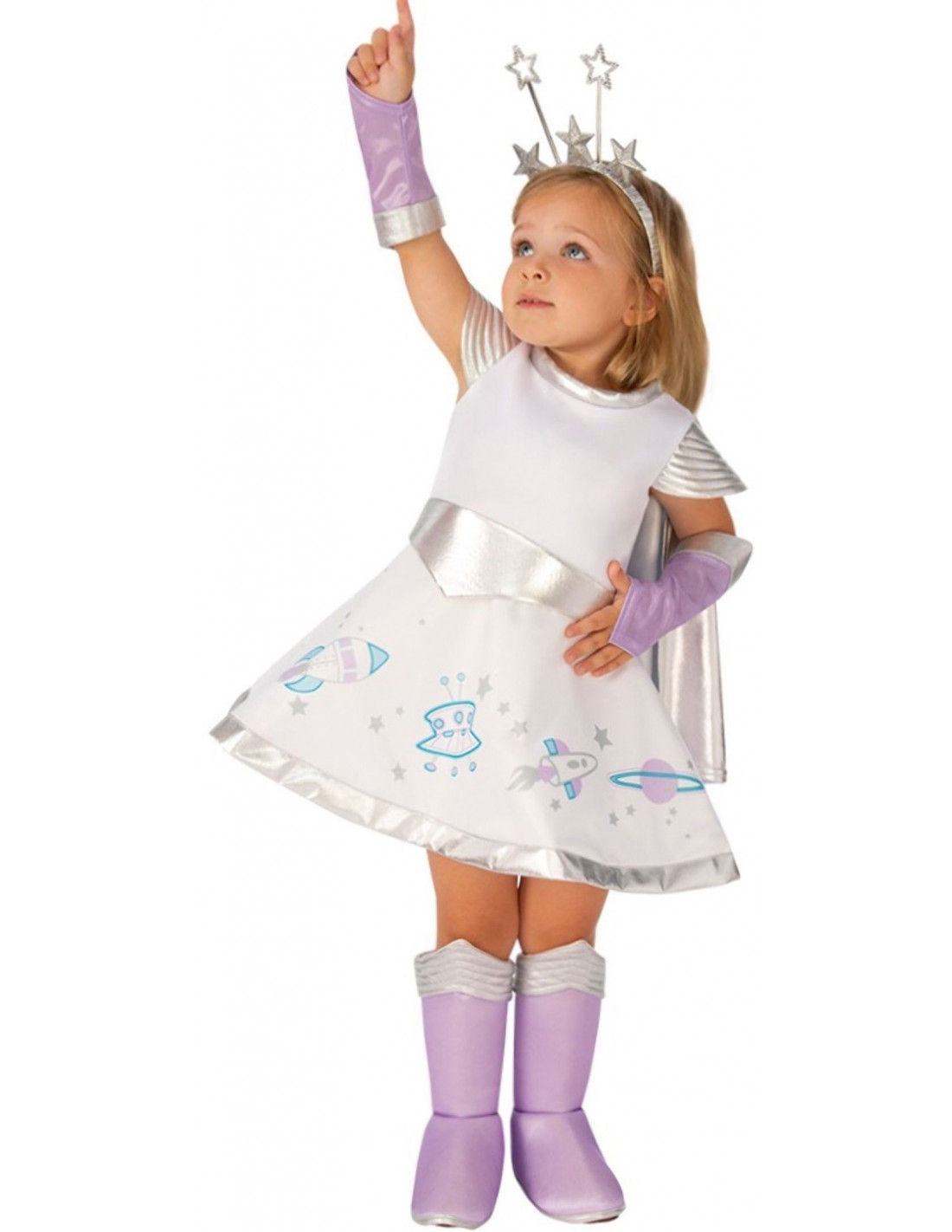 Intuición asistencia Sabio Disfraz de Niña Espacial para Bebé | Comprar Online