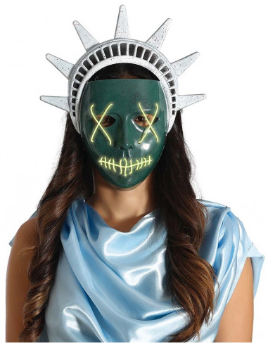 Máscara de la Estatua de la Libertad...