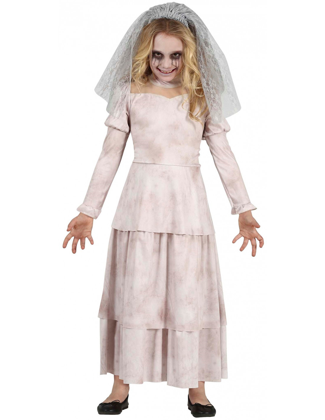 Disfraz de Novia Fantasma Llorona para Niña | Comprar Online