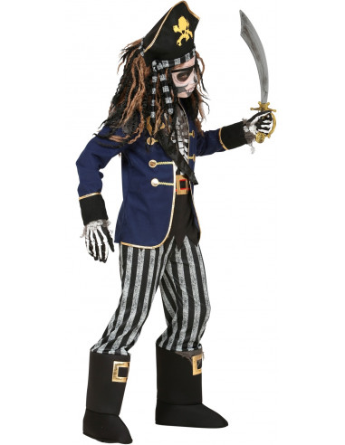 Disfraz de Capitán Pirata Esqueleto para Niño | Online