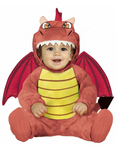 Disfraz de Dragón Rojo para Bebé