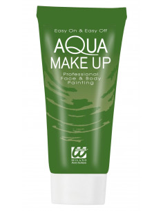 Maquillaje al Agua Verde en...