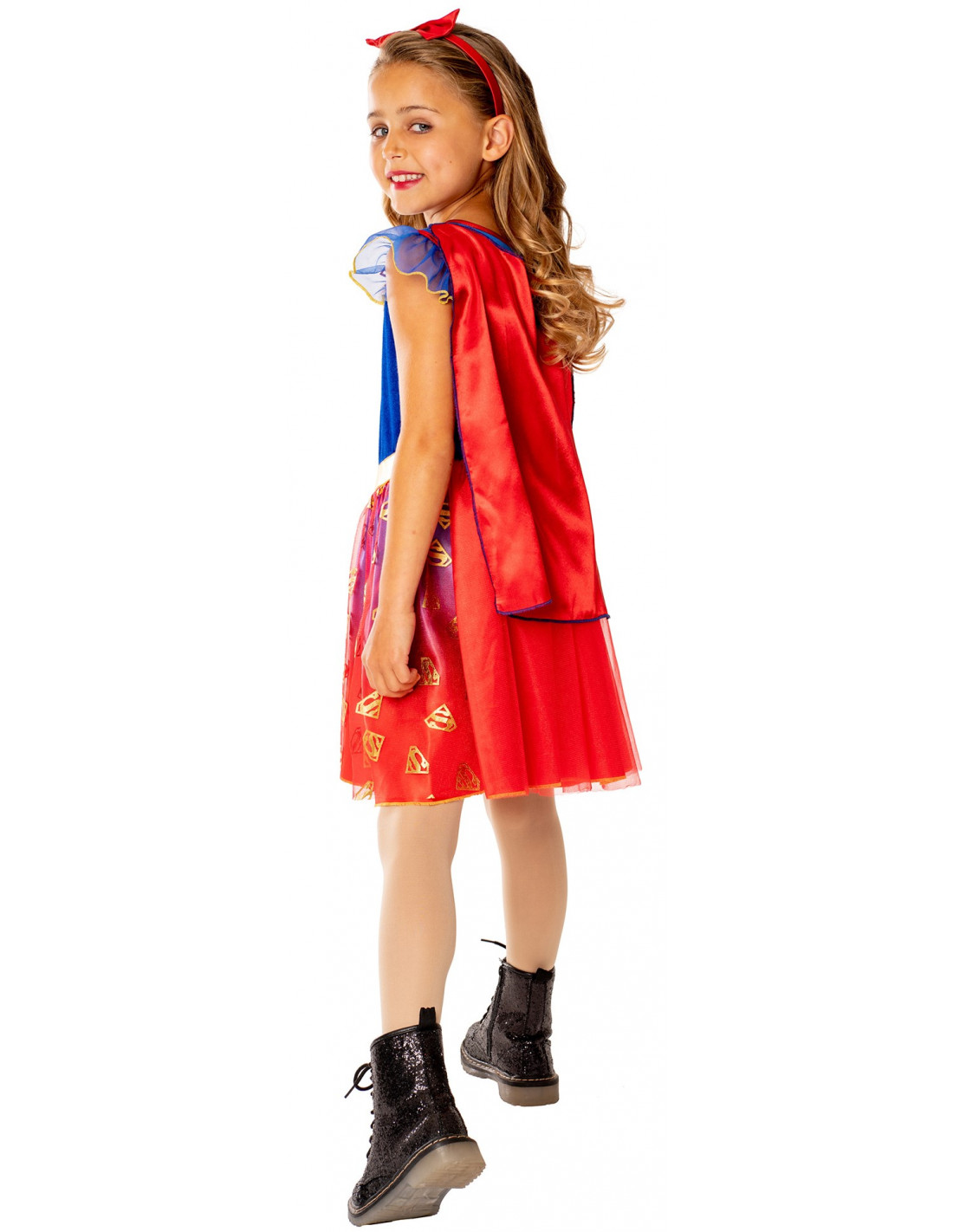Intacto Suposiciones, suposiciones. Adivinar canto Disfraz de Supergirl con Capa para Niña | Comprar Online