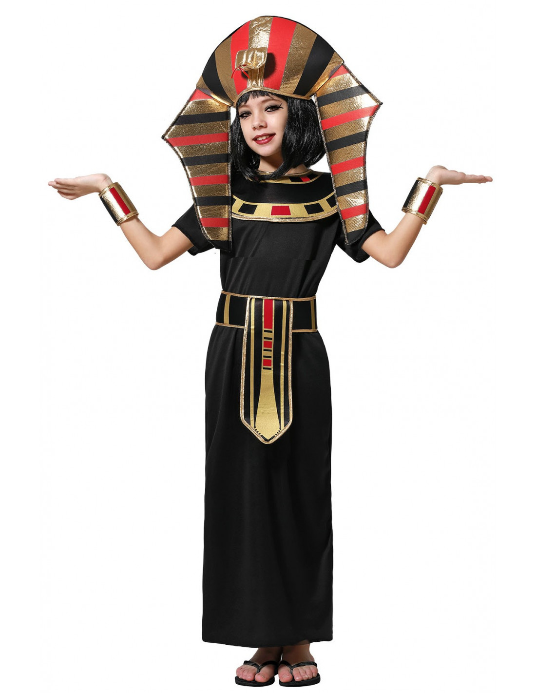 Acorazado Oculto circuito Disfraz de Faraona Egipcia Negra Infantil | Comprar Online