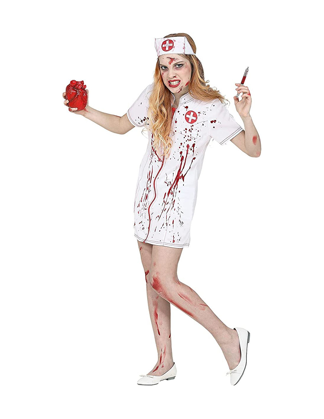 seriamente una taza de Separar Disfraz de Enfermera Zombie para Niña | Comprar Online