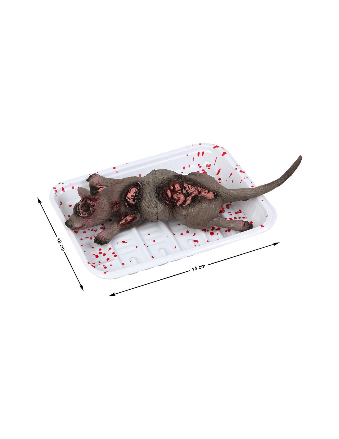 Rata Muerta Envasada para Decoración de Halloween | Comprar Online