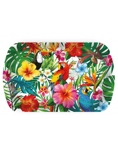 Bandeja Hawaiana con Estampado Floral