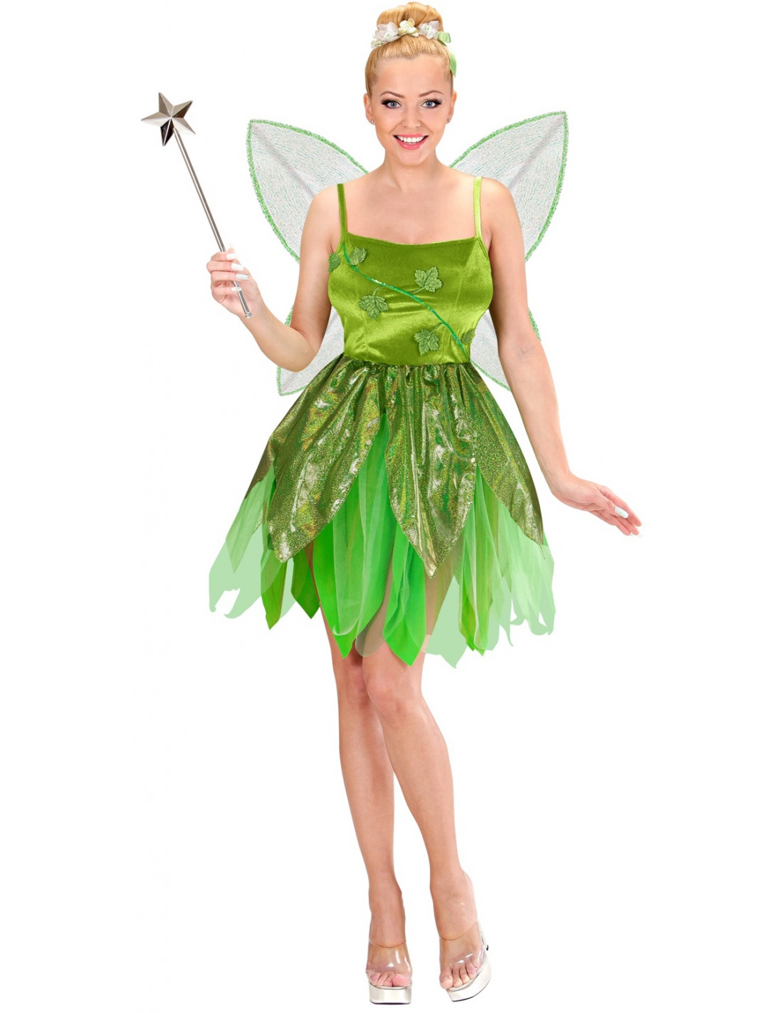 sentido rasguño Inevitable Disfraz de Campanilla de Peter Pan para Mujer | Comprar