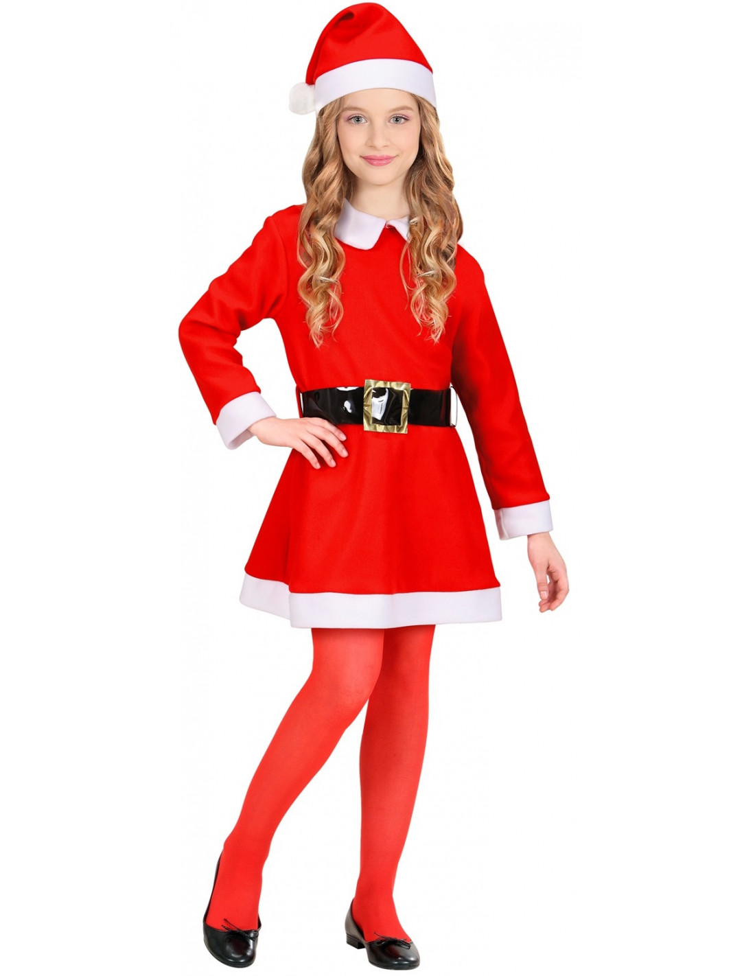 Hacia abajo barbilla proteína Disfraz de Santa Claus para Niña | Comprar Online