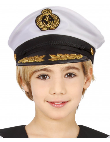 Gorra de Capitán de Barco Infantil