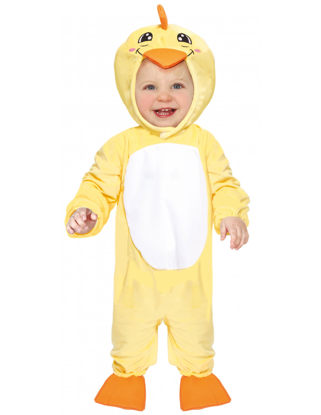 Disfraz de Pollito Amarillo de Peluche para Bebé